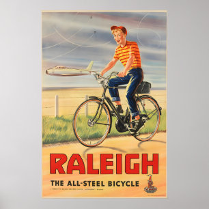 Raleigh Bicycle Poster