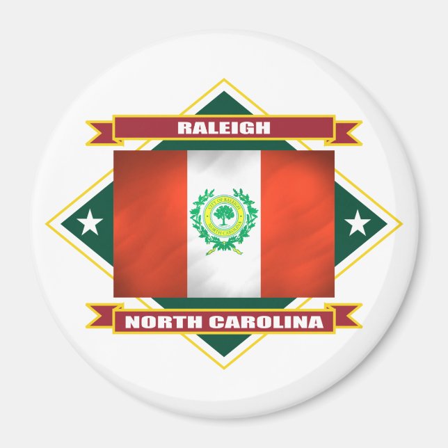 Raleigh Diamond Magnet (Front)