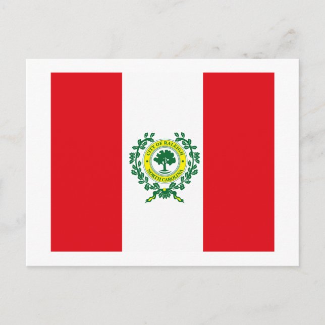 Raleigh Flag Postcard (Front)