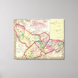 Raleigh, Mercer, Summers, Monroe counties Canvas Print