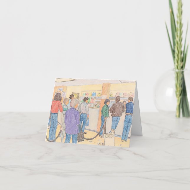 Raleigh NC - Hudson Belk Gift Wrap Counter Card (Front)
