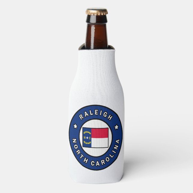 Raleigh North Carolina Bottle Cooler (Bottle Front)