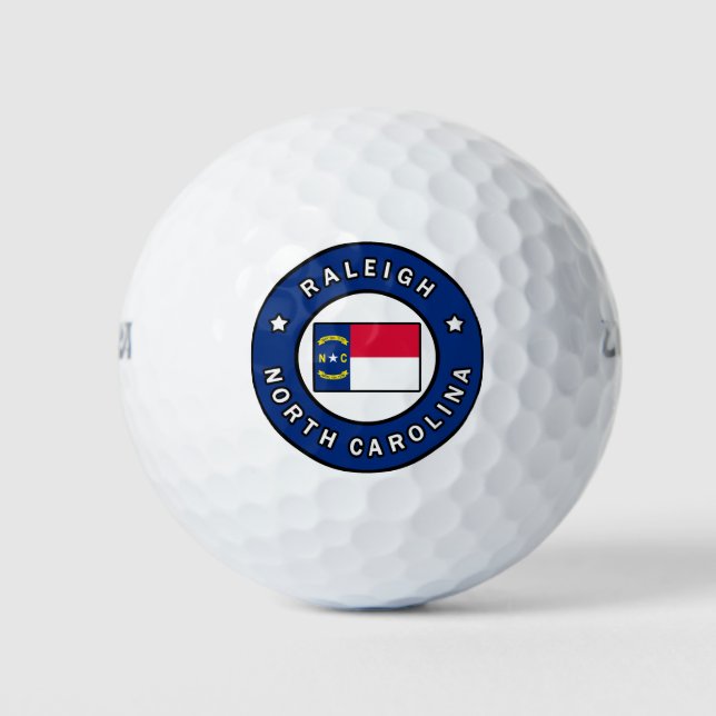 Raleigh North Carolina Golf Balls (Front)