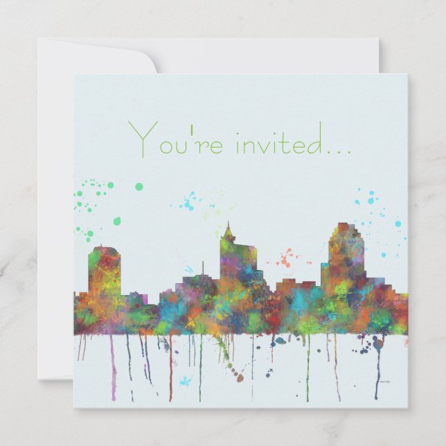 RALEIGH, NORTH CAROLINA - Invitation (Front)