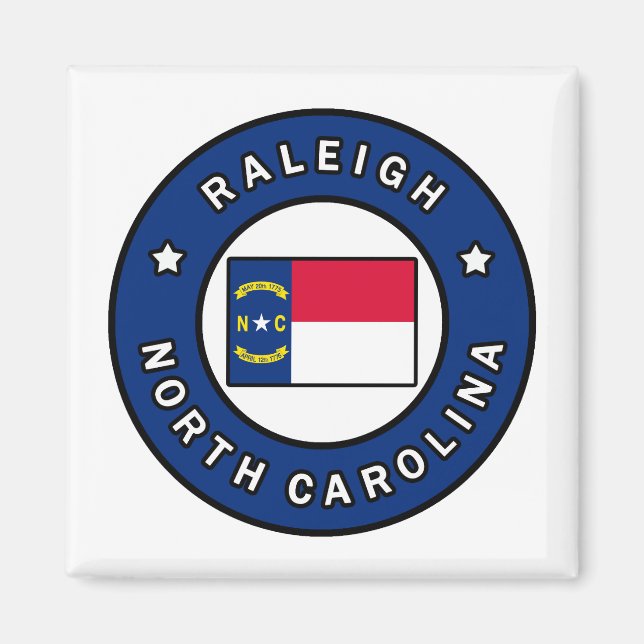 Raleigh North Carolina Magnet (Front)