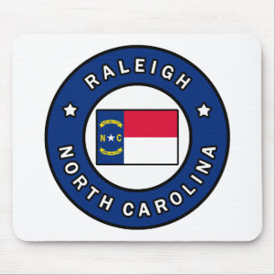 Raleigh North Carolina Mouse Mat