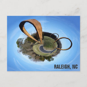 Raleigh North Carolina Museum of Art Rings Photo Postcard