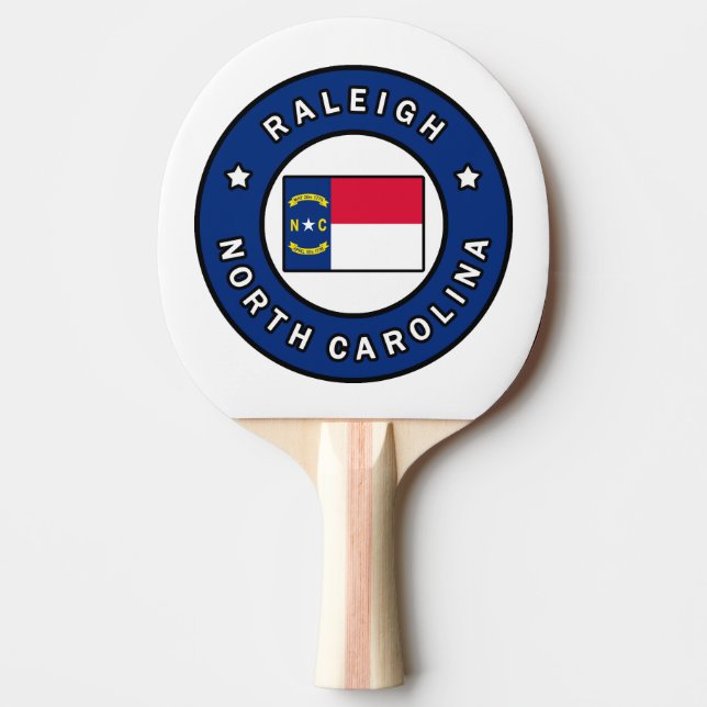 Raleigh North Carolina Ping Pong Paddle (Front)