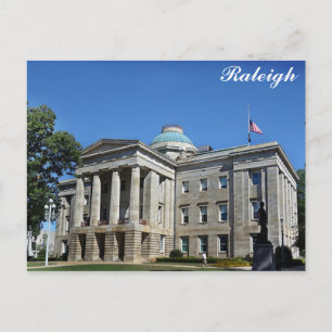 Raleigh North Carolina State Capitol Travel Photo Postcard