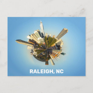 Raleigh North Carolina Unique City Skyline Photo Postcard