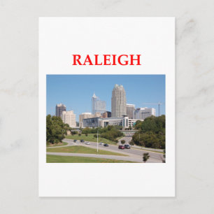 raleigh postcard