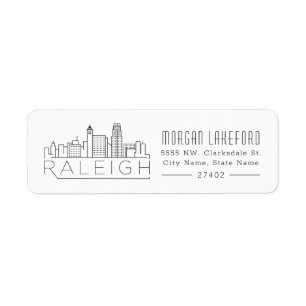 Raleigh Stylised Skyline  