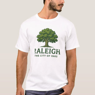 Raleigh The City of Oaks – Classic Oak Tree North T-Shirt