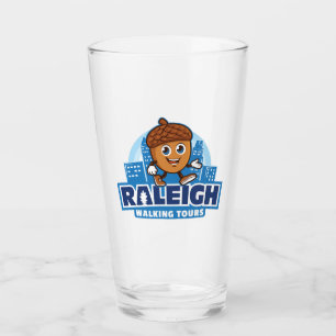 Raleigh Walking Tours Cute Acorn Pint Glass