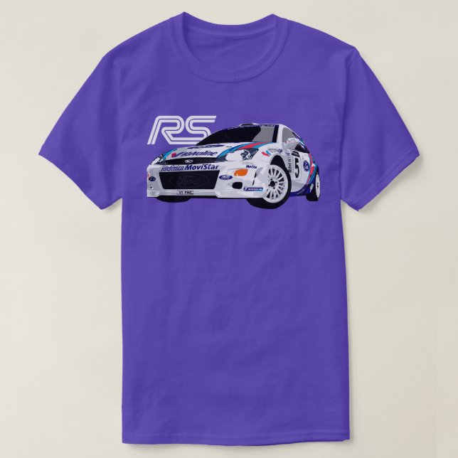 Rally Car Champion Colin McRae MK1 RS hatch Long S T-Shirt (Design Front)