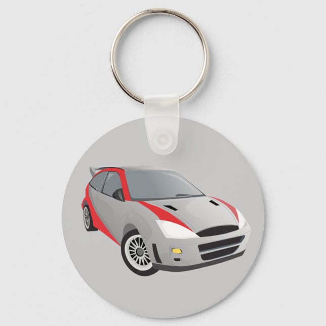 Rally Car Key Ring (Front)