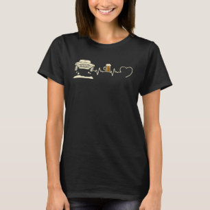 Rally Man Humour Heart Beat  Idea Aperitif T-Shirt