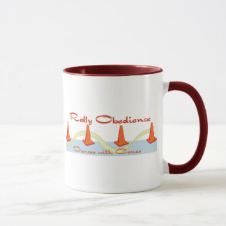 Rally Obedience, Dances with Cones Mug
