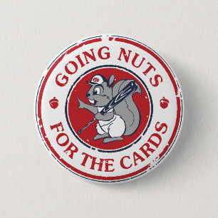 Rally Squirrel 6 Cm Round Badge