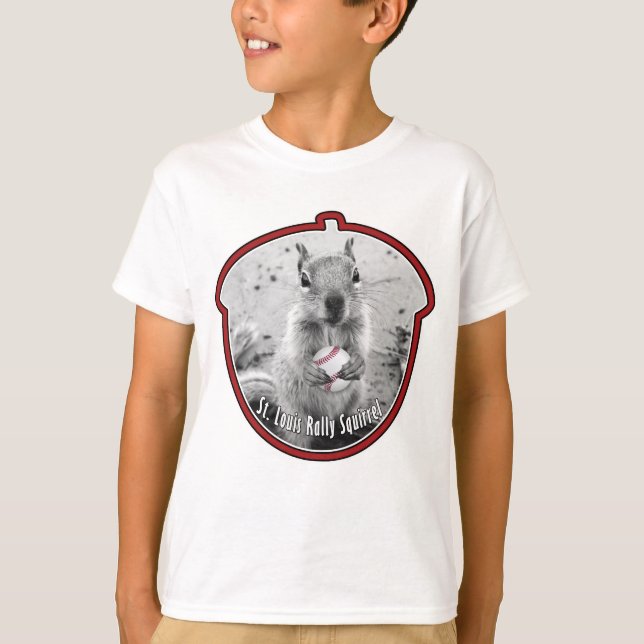 Rally Squirrel - Kids Louis unofficial mascot T-Shirt (Front)
