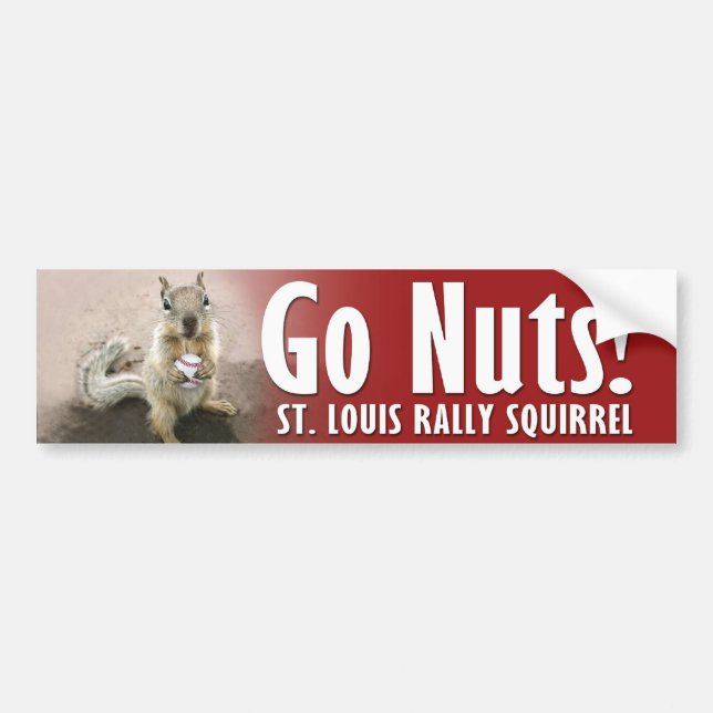Rally Squirrel - Meet me in St Louis Bumper Sticker (Front)