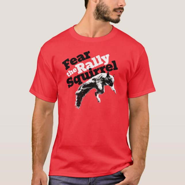 Rally Squirrel Shirt Red (Front)