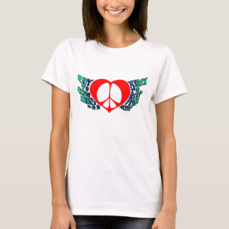 Rally to Restore Sanity Peace Wings T-Shirt