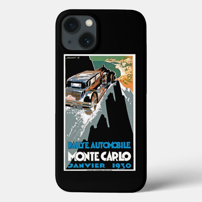 Rallye Automobile de Monte Carlo 1930 Case-Mate iPhone Case (Back)