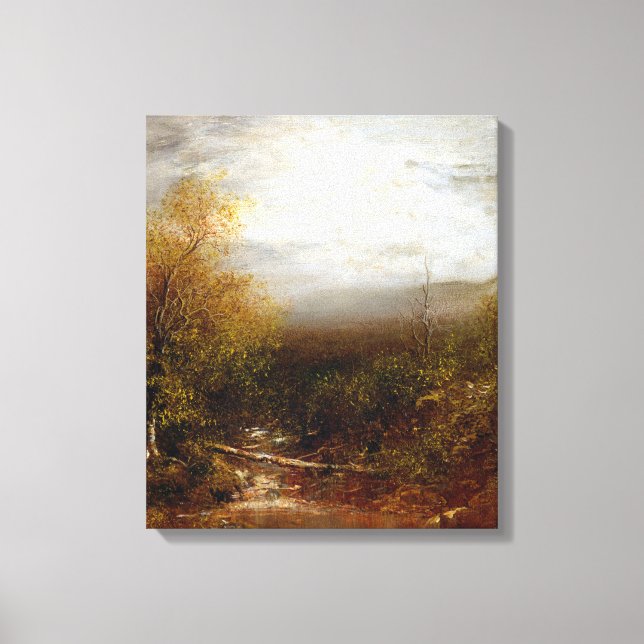 Ralph Albert Blakelock Pool in the Adirondacks Canvas Print (Front)