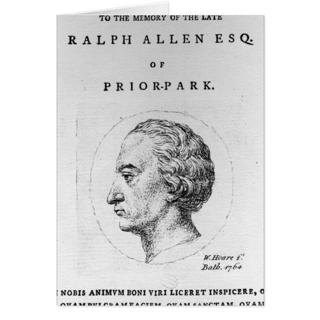 Ralph Allen, 1764 (Front)