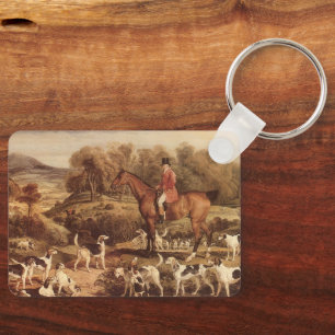 Ralph Lambton and his Hounds by James Ward Key Ring
