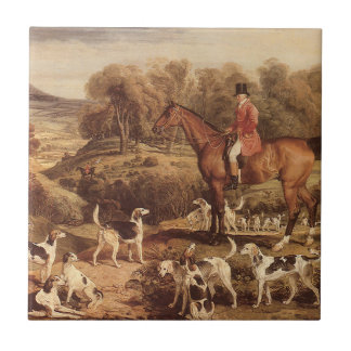 Ralph Lambton and his Hounds by James Ward Tile