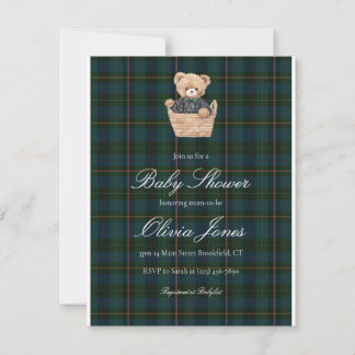 Ralph Lauren Baby Shower Invitation Card