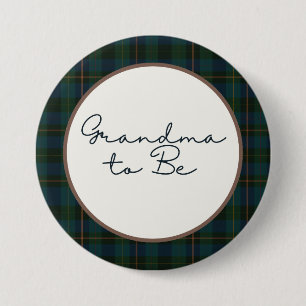 Ralph Lauren Inspired Baby Shower Grandma to Be 7.5 Cm Round Badge
