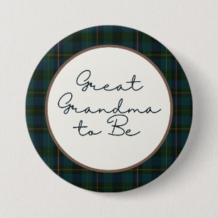 Ralph Lauren Inspired Baby Shower Great Grandma 7.5 Cm Round Badge