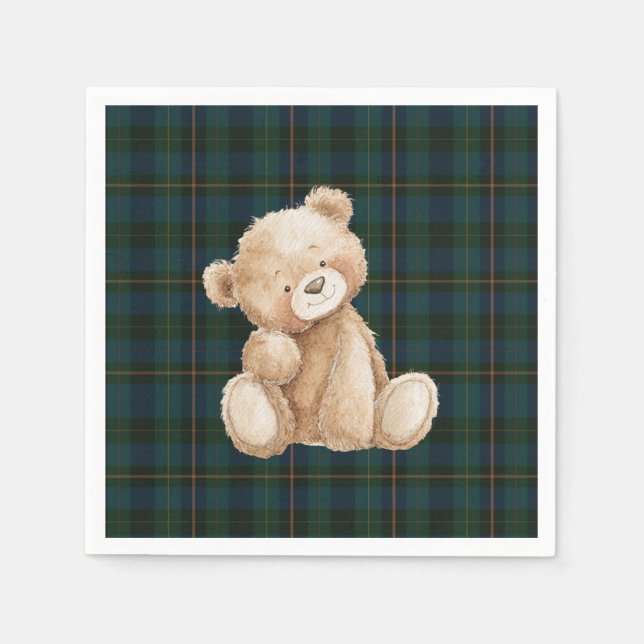 Ralph Lauren Inspired Baby Shower Napkins (Front)