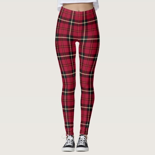 Ralph Lauren Inspired Plaid Leggings (Front)
