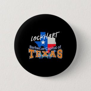 Ralph Lauren Lockhart Texas Barbecue , Black, Smal 6 Cm Round Badge