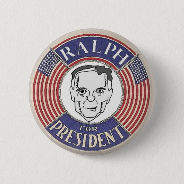 Ralph Nader 2012 button (Front)