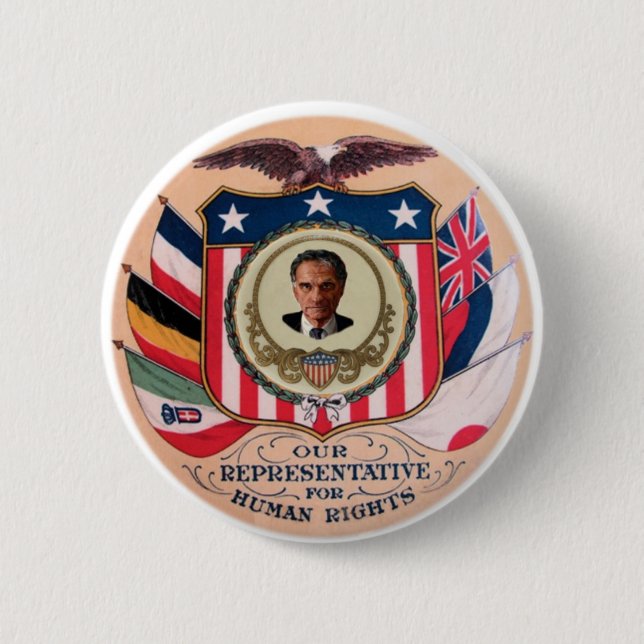 Ralph Nader 6 Cm Round Badge (Front)