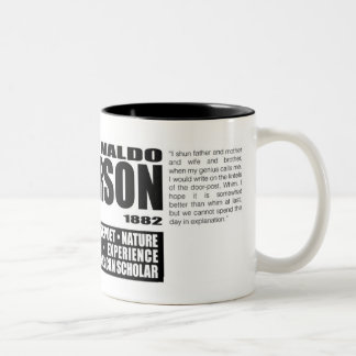 Ralph Waldo Emerson Mug1 Two-Tone Coffee Mug