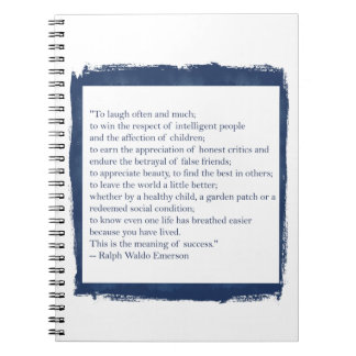 Ralph Waldo Emerson Quote Notebook