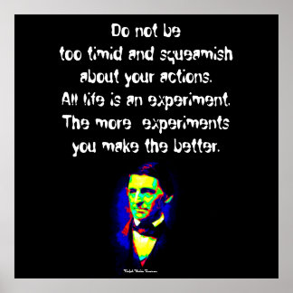 Ralph Waldo Emerson - Words of Wisdom Poster