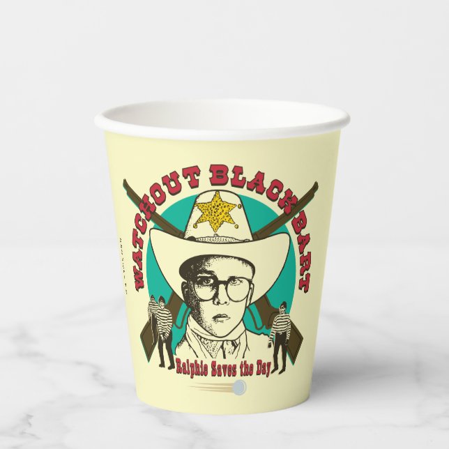 Ralphie Saves the Day Paper Cups (Front)