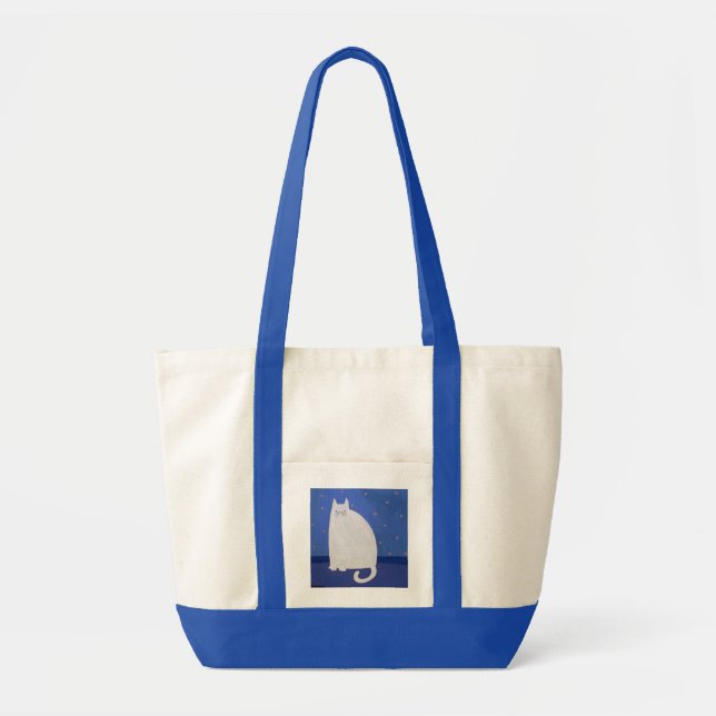 Ralphy Cat Tote Bag designer-artist Wendy Ferguson (Front)