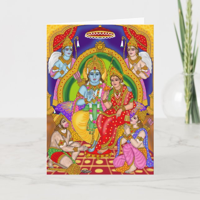 Ram Darbar Greeting Card (Front)