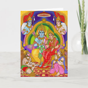 Ram Darbar Greeting Card
