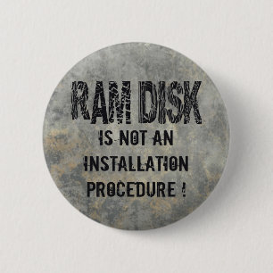 Ram Disc 6 Cm Round Badge