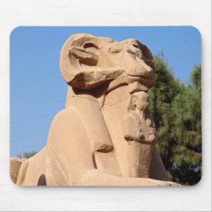 Ram-headed Sphinx in Karnak Temple - Egypt Mouse Mat