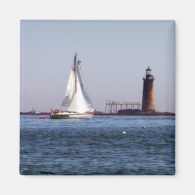 Ram Island Ledge Light Magnet (Front)